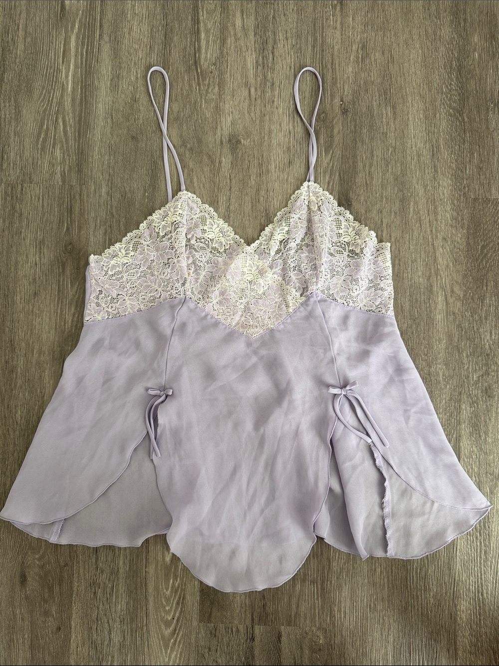 Secret Treasures Lavender Lace Trim Chemise